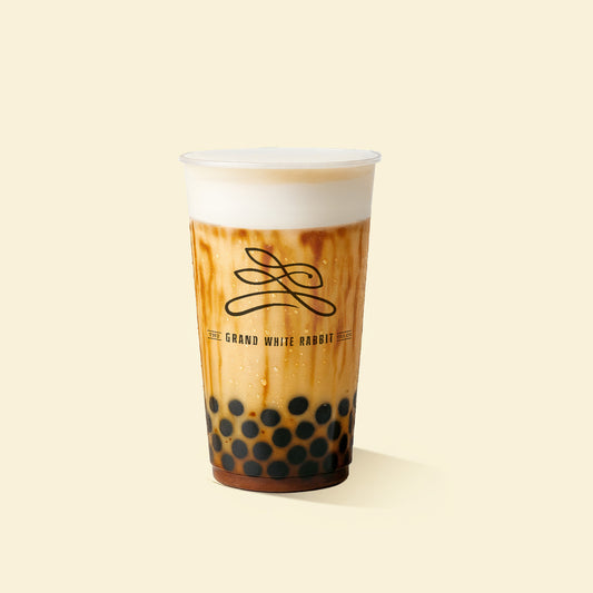 Brown Sugar Milk Tea with Brown Sugar  Boba