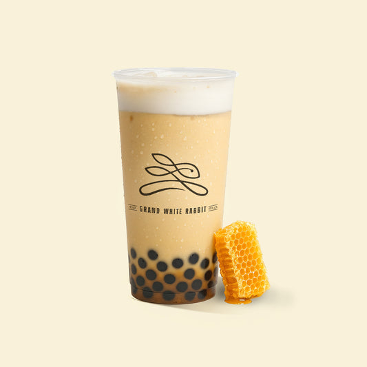 Honey Milk Tea with Honey Boba