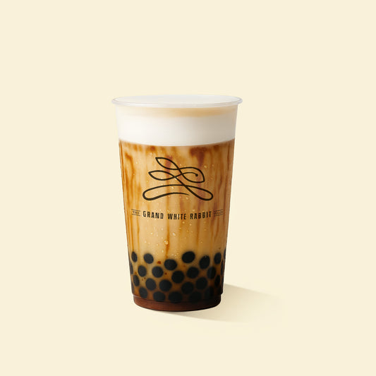 Brown Sugar Milk Tea with Brown Sugar  Boba