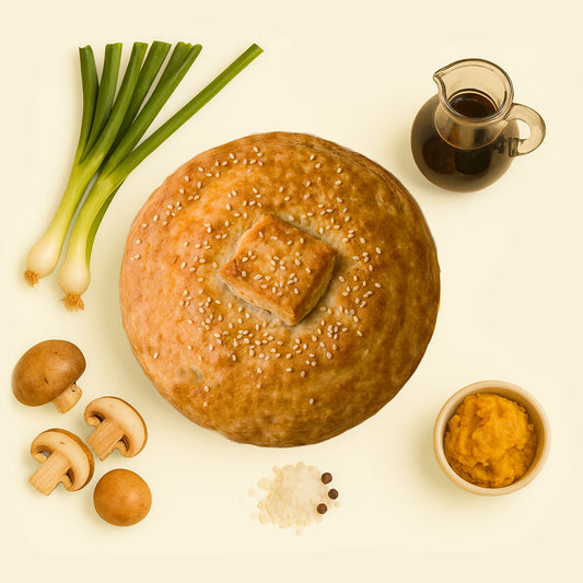 Miso Chicken & Mushroom Pie