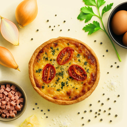 Quiche Lorraine (Bacon & Cheese Quiche)